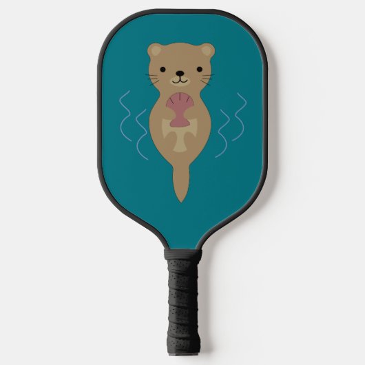 Cute Otter Pickleball Paddle (Voorkant)