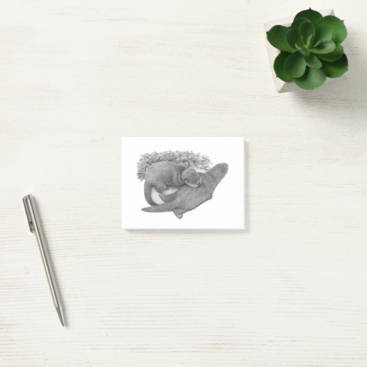 Cute otter post-it® notes (Kantoor)