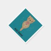 Cute Otter Servet (Hoek)