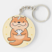Cute Otter Sleutelhanger (Achterkant)