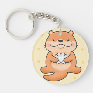 Cute Otter Sleutelhanger