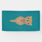 Cute Otter Spandoek (Horizontaal)