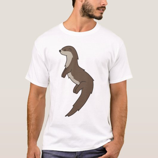 Cute Otter T-shirt (Voorkant)