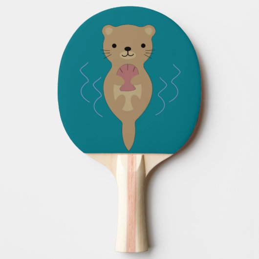 Cute Otter Tafeltennisbatje (Voorkant)
