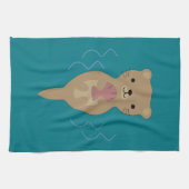Cute Otter Theedoek (Horizontaal)