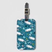 Cute Otters Bagagelabel (Voorkant (verticaal))