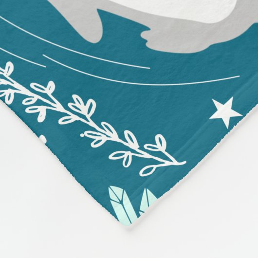 Cute Otters Blanket Fleece Deken (Hoek)