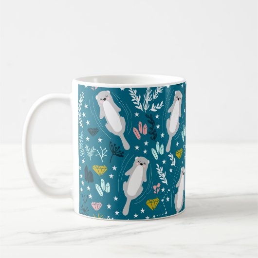 Cute Otters Coffee-Mok Koffiemok (Links)