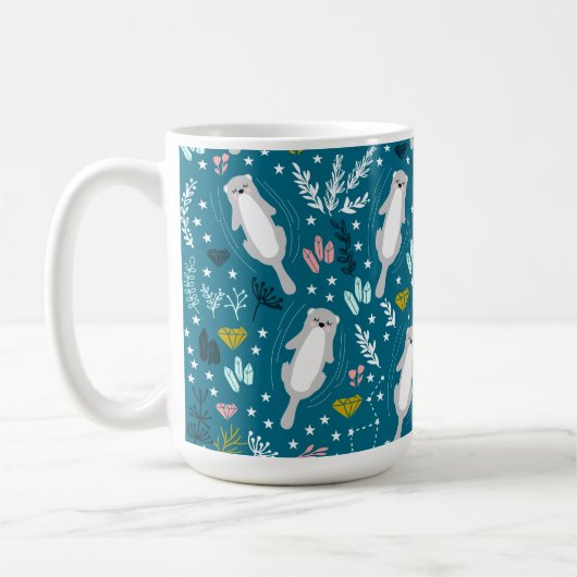 Cute Otters Coffee-Mok Koffiemok (Links)