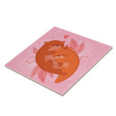 Cute Otters-keramische Tegel Tegeltje (Zijkant)