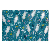 Cute Otters Pillowcase Kussensloop (Achterkant)