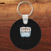 Cute Otters Snuggling This Is Our Cuddle  Sleutelhanger (Voorkant)