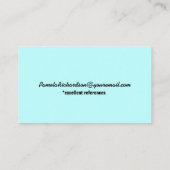 Cute Ouderly Couple Senior Caregier Visitekaartje (Achterkant)