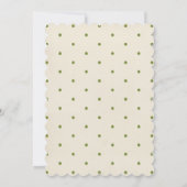 Cute Our Little Love Bug Baby shower Kaart (Achterkant)