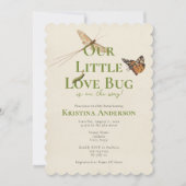 Cute Our Little Love Bug Baby shower Kaart (Voorkant)