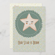 Cute Our Star is Born Boy of Girl Birth