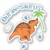 Cute Ouranosaurus Sticker (Voorkant)