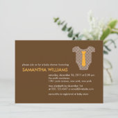 Cute Outfit Boy Baby shower Kaart (Staand voorkant)