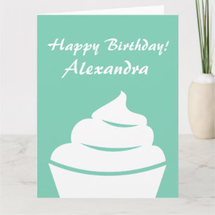 Cute oversized Birthday card for women and girls Kaart