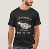 Cute Overstimulated But Festive Funny Goose Ugly C T-shirt (Voorkant)