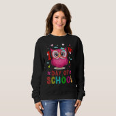 Cute Owl 100th Day Of School Shirt 100 Days Smarte (Voorkant volledig)