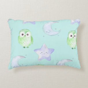 Cute Owl Accent Kussen