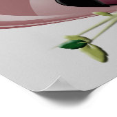 Cute Owl and Heart Poster (Hoek)