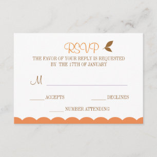 Cute Owl-antwoordkaart RSVP Kaartje