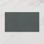 Cute Owl & Apple Chalkboard Teacher Visitekaartje (Achterkant)