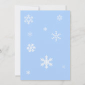 Cute owl baby winter babydouche kaart (Achterkant)