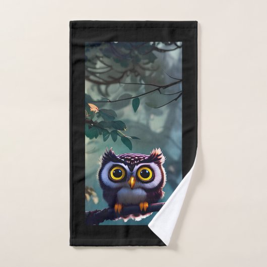 Cute Owl Bad Handdoek (Handdoek)