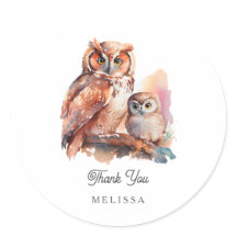 Cute Owl Bedankt