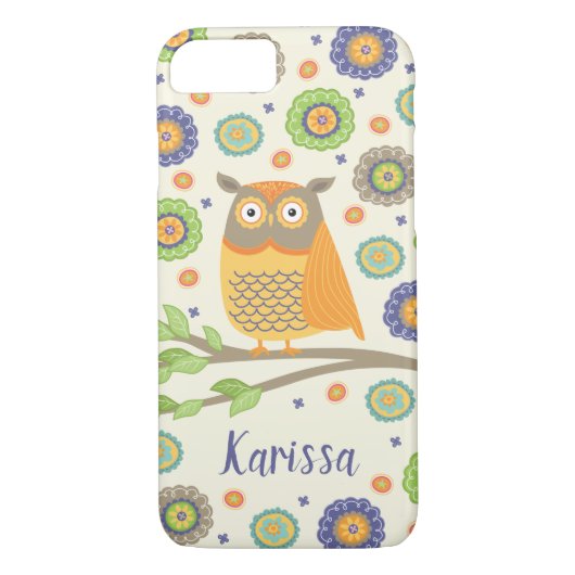 Cute Owl Bird Case-Mate iPhone Case (Achterkant)