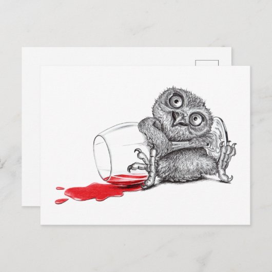Cute Owl Briefkaart (Voorkant / Achterkant)