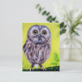 Cute Owl Briefkaart (Staand voorkant)