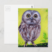 Cute Owl Briefkaart (Voorkant / Achterkant)