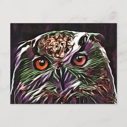 CUTE OWL BRIEFKAART (Voorkant)