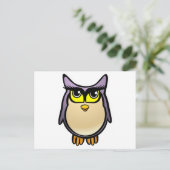 Cute Owl Briefkaart (Staand voorkant)