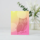 Cute Owl Briefkaart (Staand voorkant)