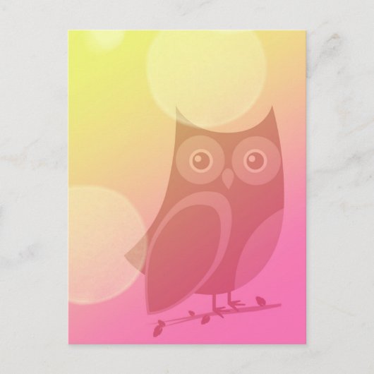 Cute Owl Briefkaart (Voorkant)