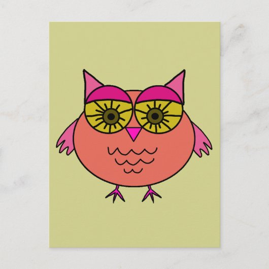 Cute Owl Briefkaart (Voorkant)