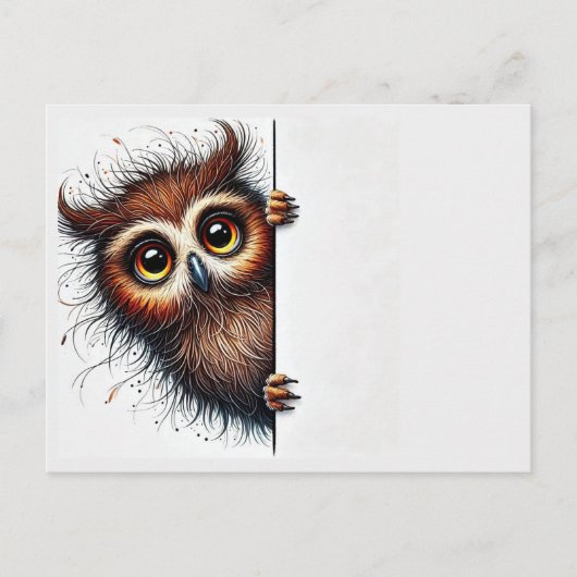 Cute Owl Briefkaart (Voorkant)