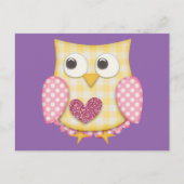 Cute owl briefkaart (Voorkant)