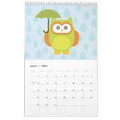 Cute Owl Calendar Kalender (Mar 2026)