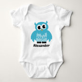 Cute owl cartoon baby clothing for boy romper (Voorkant)