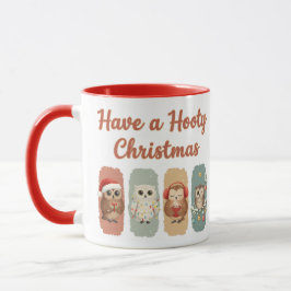 Cute Owl Christmas – Hooty Holidays Mok
