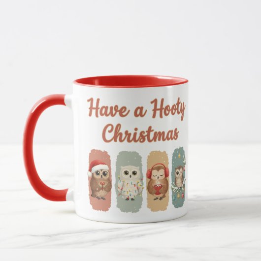Cute Owl Christmas – Hooty Holidays Mok (Links)