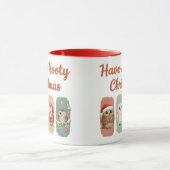 Cute Owl Christmas – Hooty Holidays Mok (Midden)