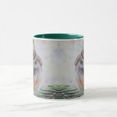 Cute Owl Coffee Mok (Midden)