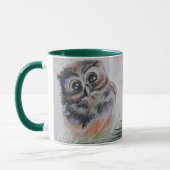 Cute Owl Coffee Mok (Links)